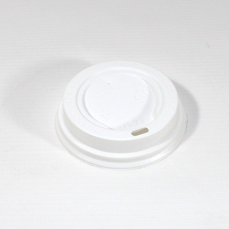 Крышка D-73 мм белая для горячих/холодных напитков с клапаном 